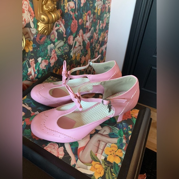 🩷 Pink pin up couture Flapper size 11 - Picture 9 of 9